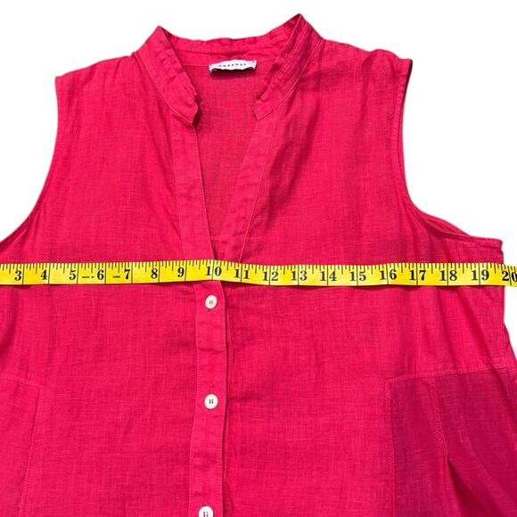 Rosso35 linen oversized dress with pockets - Picture 13 of 13